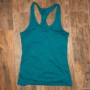 Nike green dri fit tank top
